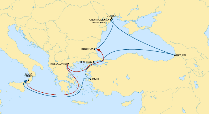 Gioia Tauro Black Sea Feeder Service Asyaport